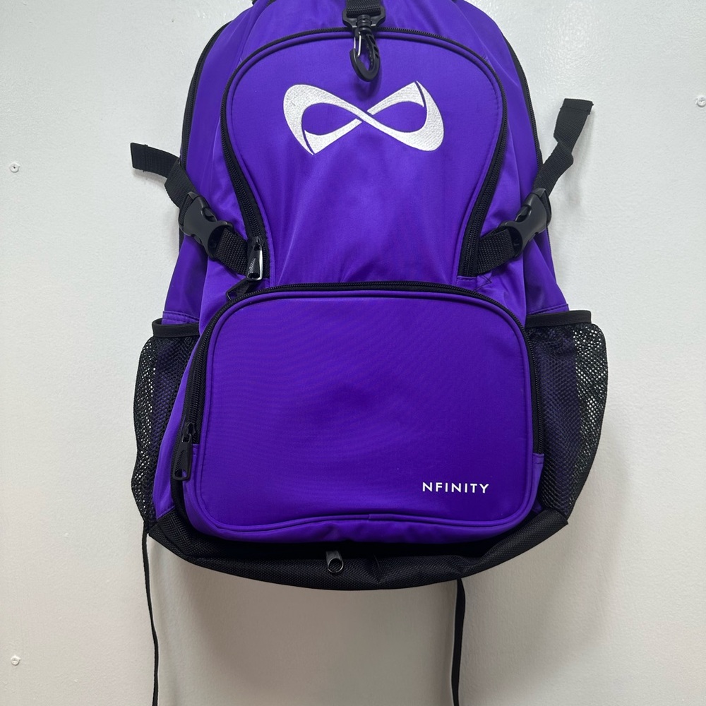 NFINITY Purple and Black Backpack